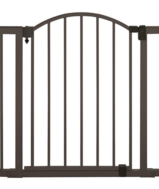 Photo 1 of OUTDOOR STEEL ARCH EXTRA TALL 41” PET GATE BLACK SKU 507102