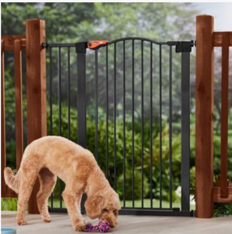 Photo 1 of OUTDOOR STEEL ARCH EXTRA TALL40” PET GATE WHITE SKU 186821