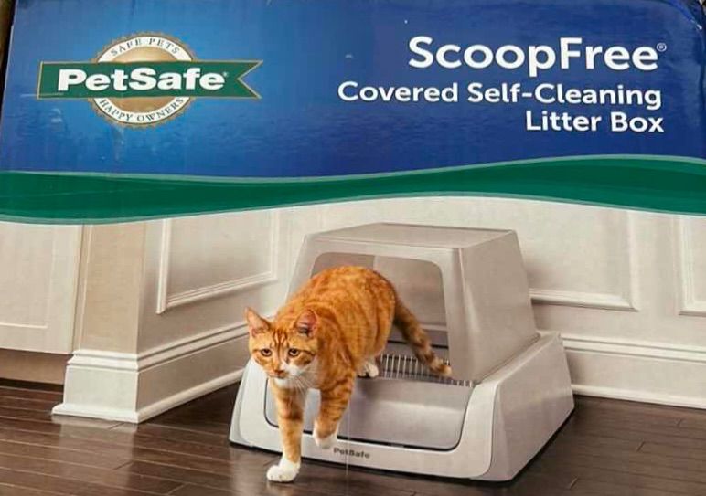 Photo 1 of NEW SCOOP FREE COVERED SELF CLEANING LITTER BOX