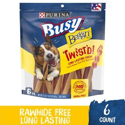 Photo 1 of 14 BAGS PURINA BUSY BEGGIN TWISTED S/M 10 EACH BAG 11/2023
