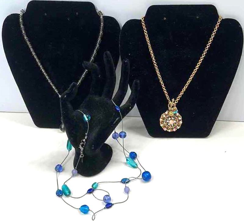 Photo 1 of COSTUME JEWELRY- 3 NECKLACES