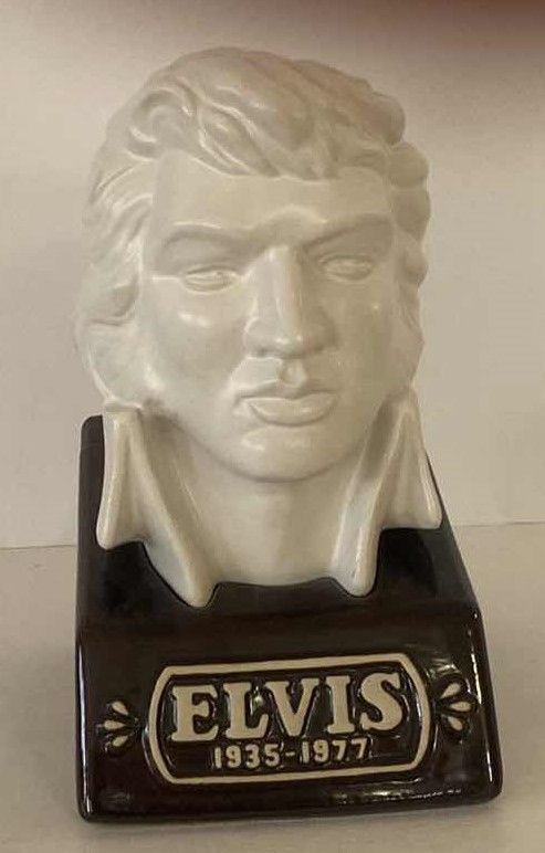 Photo 1 of EMPTY MCCORMICK  ELVIS DECANTER HEAD BUST 1977