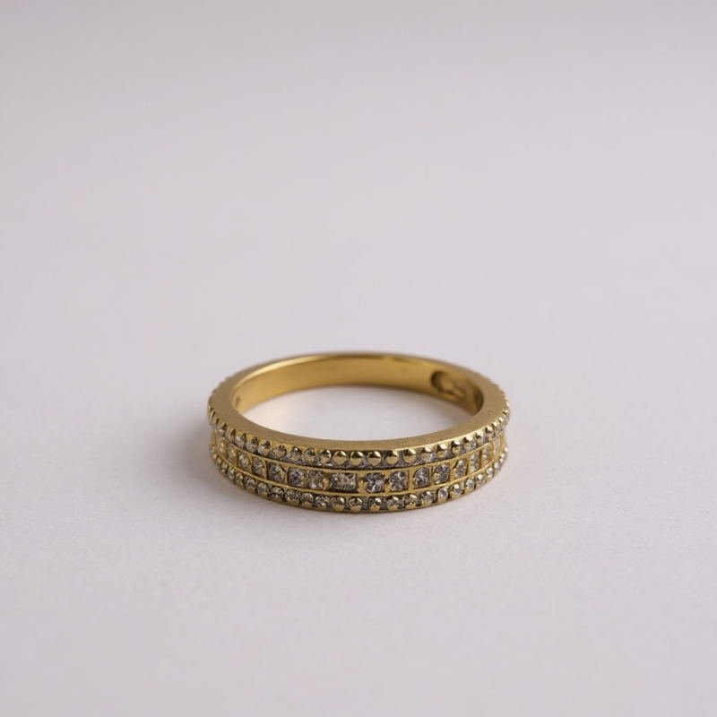 Photo 1 of 10K YELLOW GOLD WITH 1ctw DIAMOND 2.6G RING SIZE 8  #44