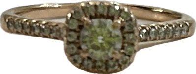 Photo 1 of 14K ROSE GOLD 1cwt DIAMOND RING 2G #24