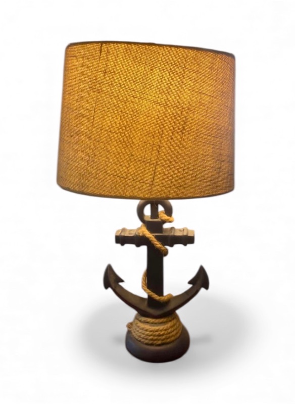 Photo 1 of NAUTICAL TABLE LAMP H25”