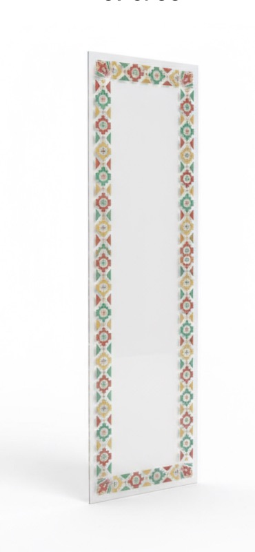 Photo 1 of CUSTOM HAND PAINTED GLASS TOP FOR FURNITURE 19 3/4” x 78 1/2”