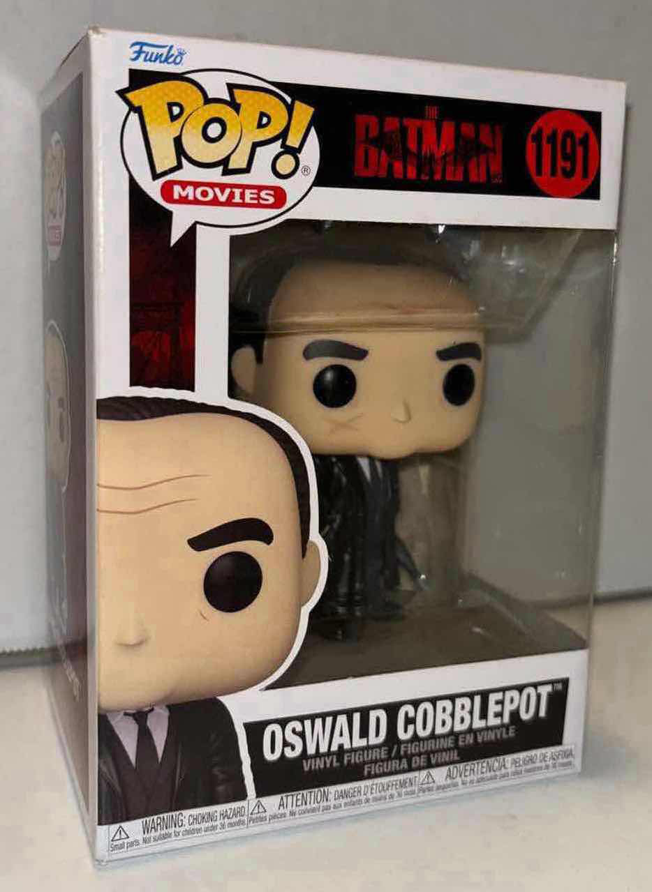 Photo 1 of NEW FUNKO POP! MOVIES THE BATMAN VINYL FIGURE, #1191 OSWALD COBBLEPOT