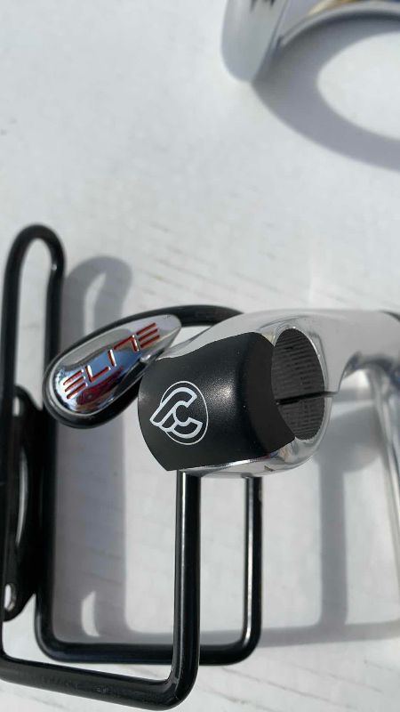 Photo 1 of BICYCLE HANDLEBARS, STEM, AND 2-CUP HOLDERS