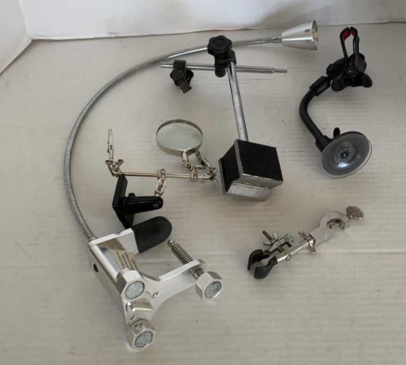 Photo 1 of ASSORTED GRIPS AND A BARBECUE LIGHT