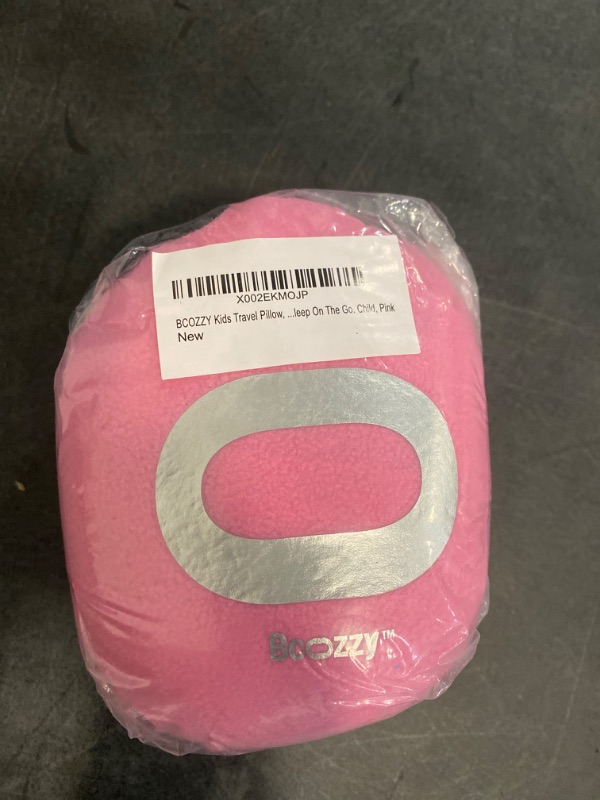 Photo 2 of BCOZZY 3-7 Y/O Kids Travel Neck Pillow for Traveling in Car Seat & Airplane, Provides Double Support for Toddlers in Road Trips, Ideal Gift for Boys & Girls, Washable, Carry Bag, Small Size, Pink