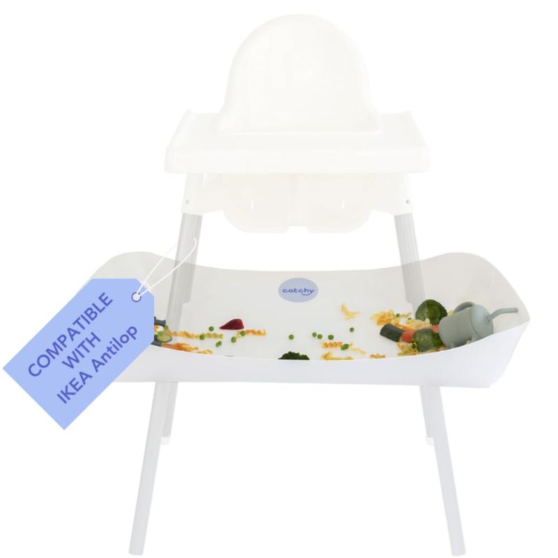 Photo 1 of CATCHY - Food Catcher - Compatible with IKEA Antilop High Chair - Highchair Sold Separately - Baby & Toddler Food & Mess Catcher - Under High Chair Accessory - Baby Feeding Essentials