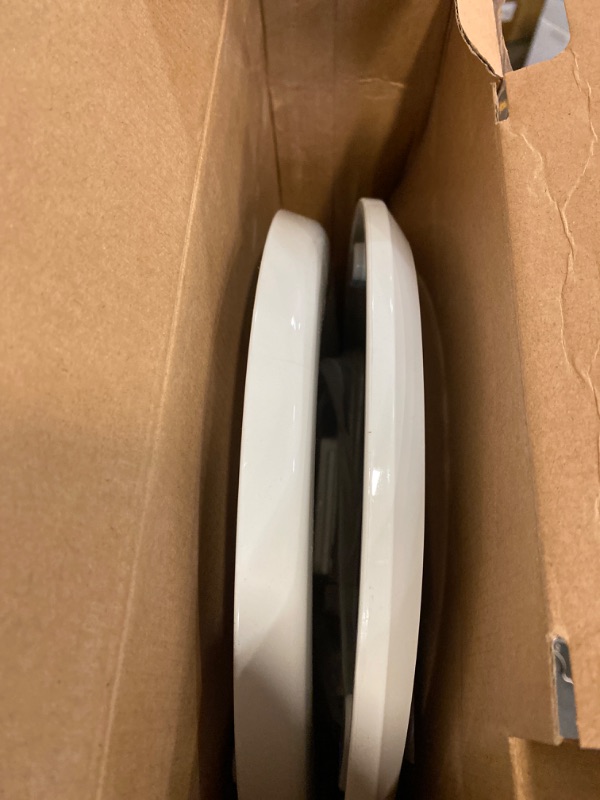 Photo 1 of Brondell Bidet Toilet Seat, Non-Electric Swash Ecoseat, Fits Elongated Toilets, White - Dual Temperature, Dual Nozzle System - Bidet with Easy Installation