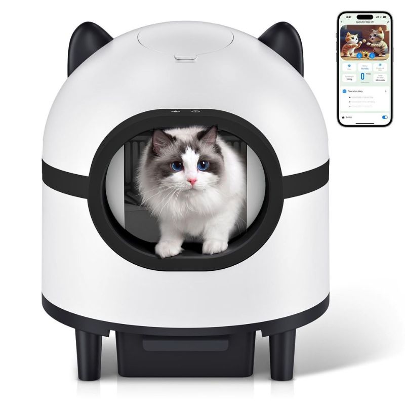 Photo 1 of Self Cleaning Cat Litter Box, Large Automatic Cat Litter Box for Multiple Cats