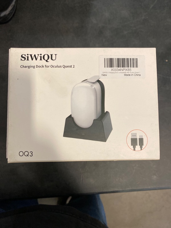 Photo 2 of SiWiQU Charging Dock for Oculus Quest 2 ( Black )