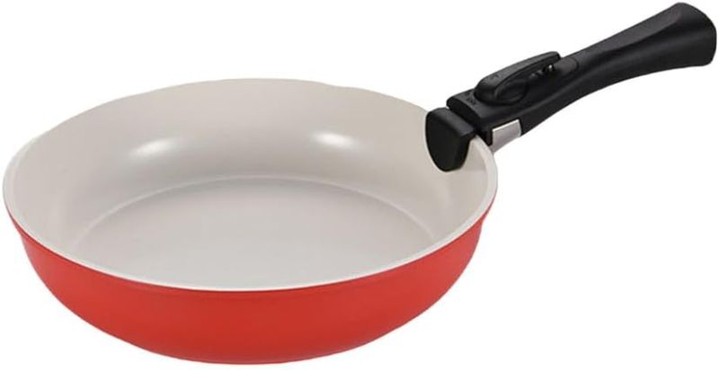 Photo 1 of Ceramic Frying Pan Cookware Set Removable Non Stick Egg Pancake Steak Pan Cooking Ham Pans Breakfast Maker Induction Cookware,R 26CM POT