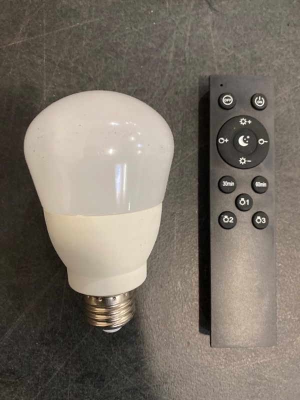 Photo 2 of LED Bulb, 80W Equivalent, 3CH with Remote Control, 12W E26, Diameter 2.6 inches (67 mm), Stepless Toning, Daylight Color, Daylight White, Light Color, Ra80, High Color Rendering Memory,