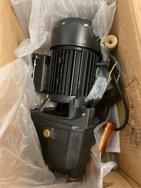 Photo 1 of 1" 750W Shallow Well Jet Pump 1HP 3420Rpm Heavy Duty Water Jet Pump with Pressure Switch 16.7 GPM Home Farm Supply Water 110V (1HP 750W)