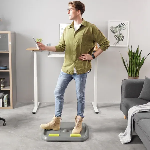 Photo 1 of Standing Desk Mat With Two Rolling Massage Bars