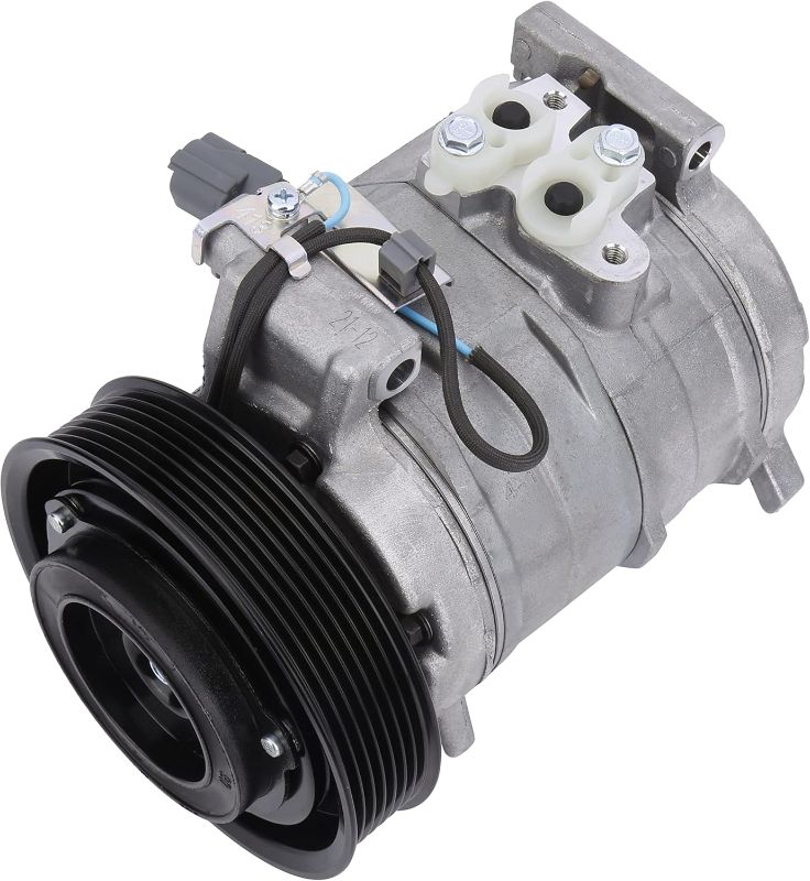 Photo 1 of Replacement Car AC Compressor By AA Ignition - Compatible with Honda Accord Vehicles 2003-2007 2.4L - Replaces Part Numbers 28003C, 10345430, 10349951, 2041606-03, 04, 05, 06, 07