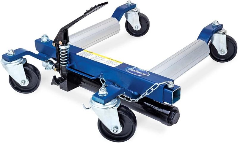 Photo 1 of Eastwood Automotive Car Moving Dolly | ATV Hydraulic Foot Pump with 2600 lbs Combined Capacity | Heavy Duty Portable Truck Wheel Tire Dollies | Garage Essentials Automotive Tools 