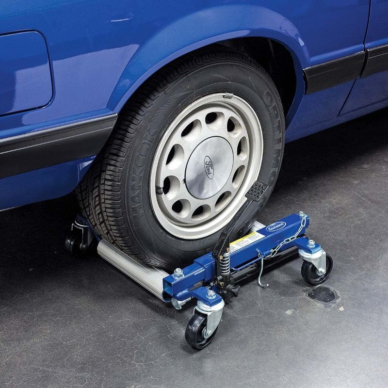 Photo 2 of Eastwood Automotive Car Moving Dolly | ATV Hydraulic Foot Pump with 2600 lbs Combined Capacity | Heavy Duty Portable Truck Wheel Tire Dollies | Garage Essentials Automotive Tools 