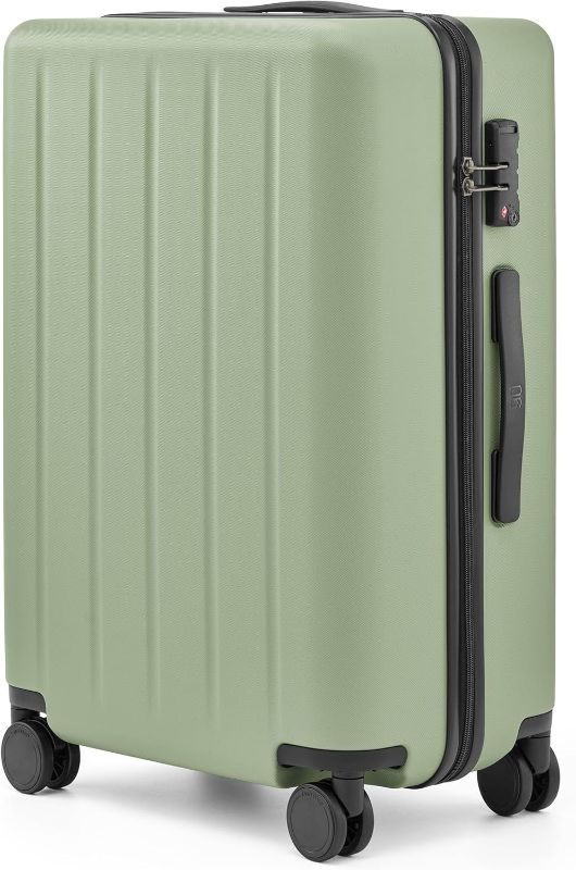 Photo 1 of 28 Inch Luggage with Spinner Wheels, Checked Luggage, Large Luggage for 10-14 Days Travel, Scratch resistant Hardshell PC, TSA Lock, (Sage Green, Checked-28)