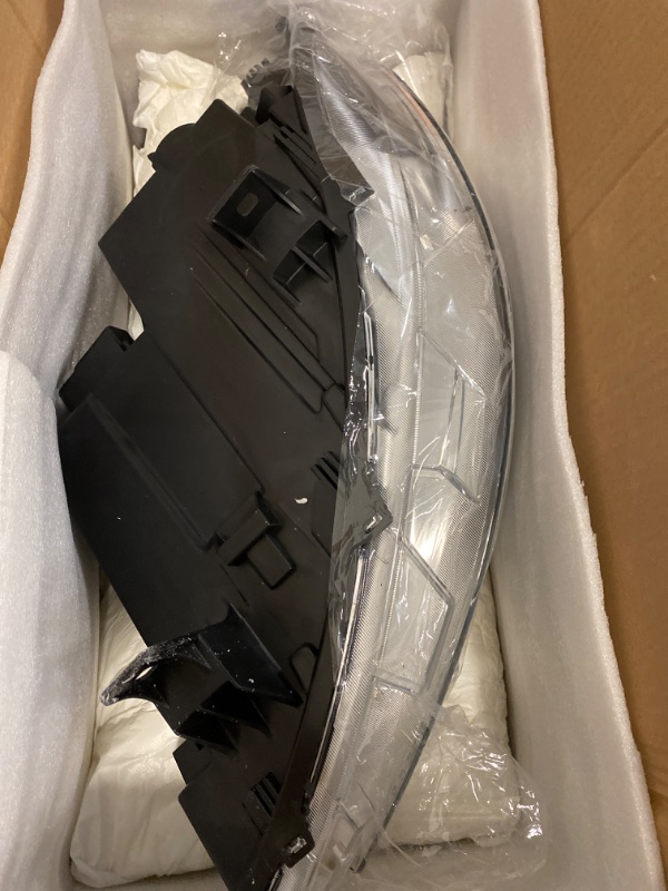 Photo 2 of Headlight Assembly Compatible with 2019 2020 2021 2022 Mercedes Sprinter 1500 2500 3500 Right/Passenger Side, Halogen Headlamp w/Bulbs OEM:9109060500 Partslink: MB2503259