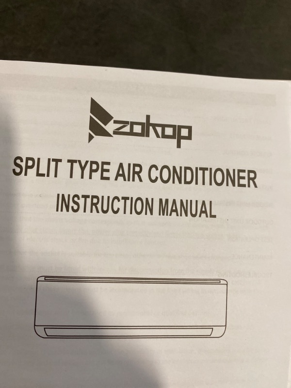 Photo 4 of ZOKOP winado 12,00 btu mini split air conditioner
( ONLY BOX 1)