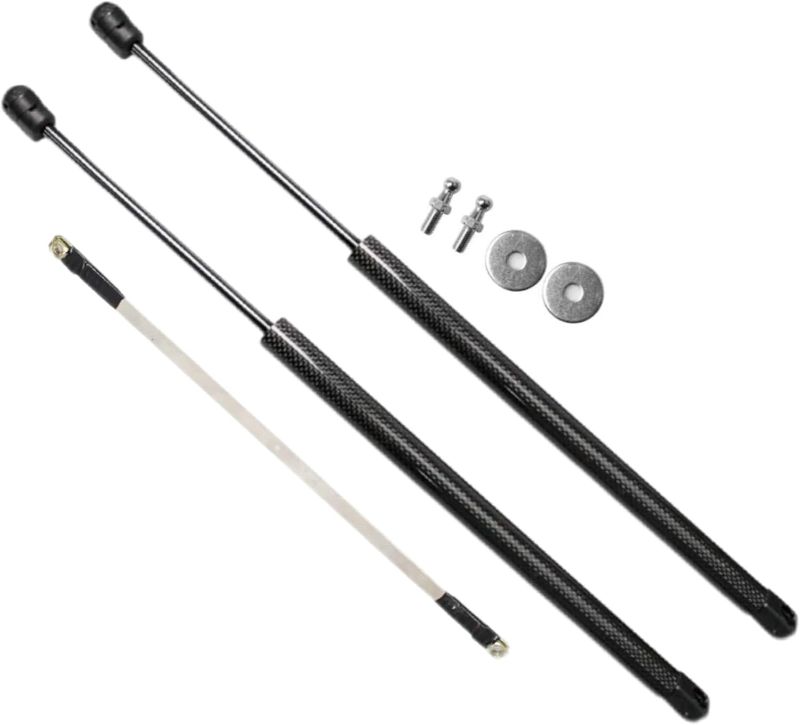 Photo 1 of Hood Struts Kit for Jetour Dashing 2022 2023 2024 2025 Modify Bonnet Lift Support Shock Absorber Damper Rods (Carbon Fiber Black)