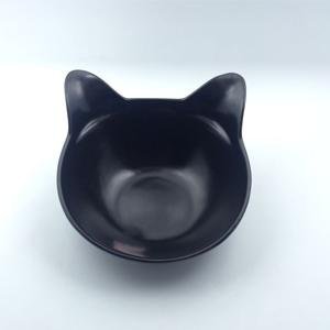 Photo 1 of ViviPet Ceramic Cat Bowl (Black)