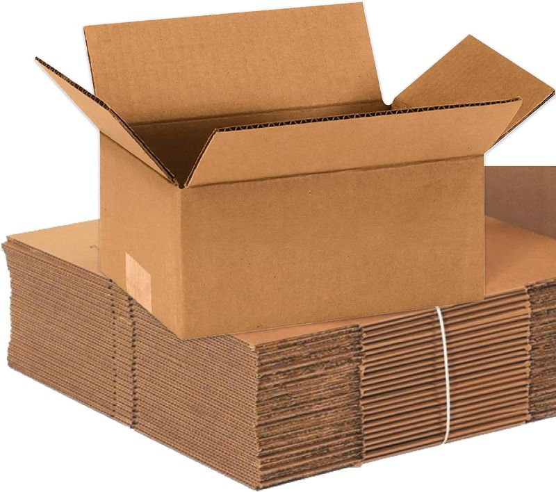 Photo 1 of AVIDITI Small Shipping Boxes 9"L x 6"W x 4"H (100-Pack) Heavy Duty Corrugated Cardboard Boxes for Packing, Moving & Storage, Strong Wholesale Bulk Boxes for Home or Business