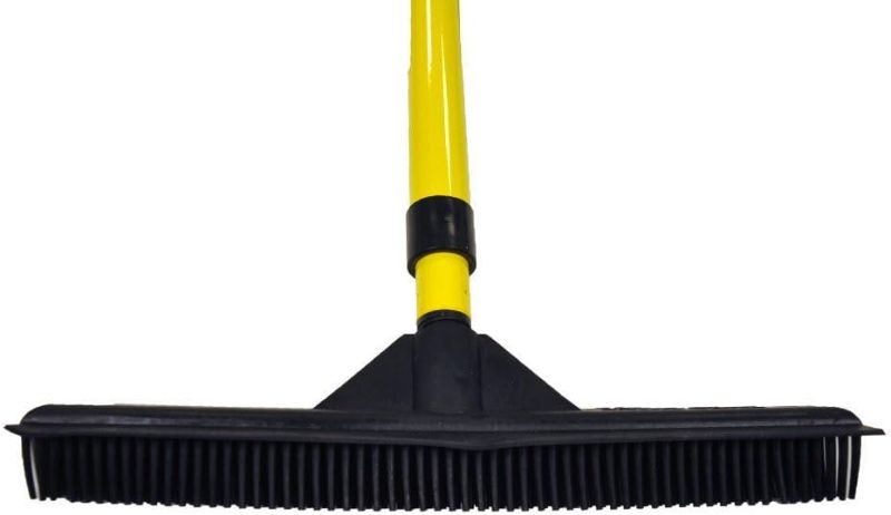 Photo 1 of Dutch Rubber Broom (Large) w/ Telescoping Handle
