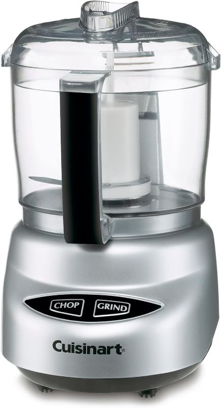 Photo 1 of Cuisinart Food Processor, Mini-Prep 3 Cup, 24 oz, Brushed Chrome and Nickel, DLC-2ABC