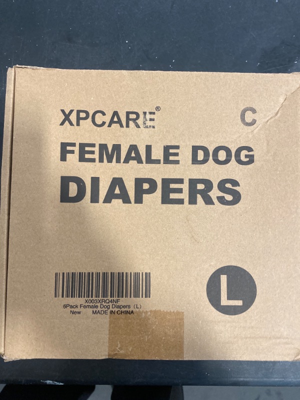 Photo 3 of SIZE LARGE - XPCARE Dog Diapers Female (4 Pack) - Washable Reusable Female Dog Diapers - Highly Absorbent Puppy Diapers for Dogs in Heat, Incontinence, or Excitable Urination