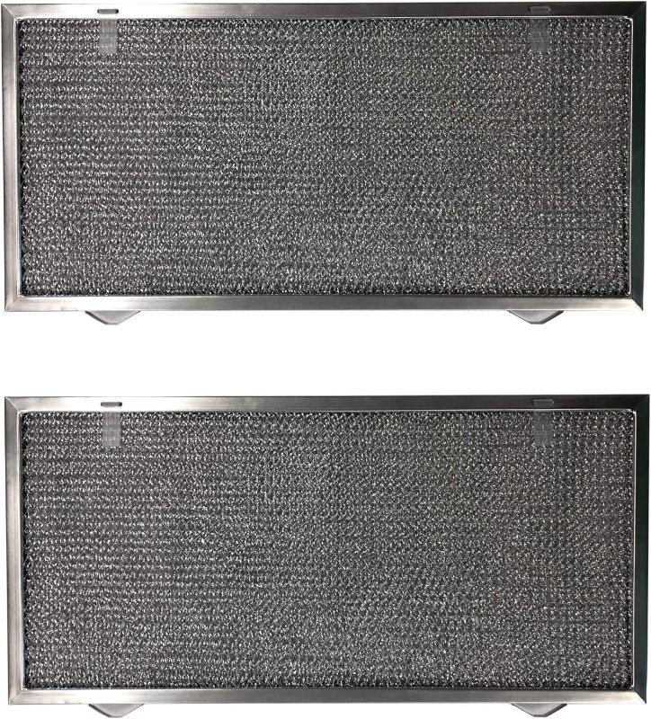 Photo 1 of Replacement Aluminum Filters Compatible with Broan 97007725, Broan S97007725, Sears/Kenmore S97007725,G-8184,RHF0813-8-7/8 X 23-7/8 X 3/8 (2-Pack) 2PTLS 2TSLS