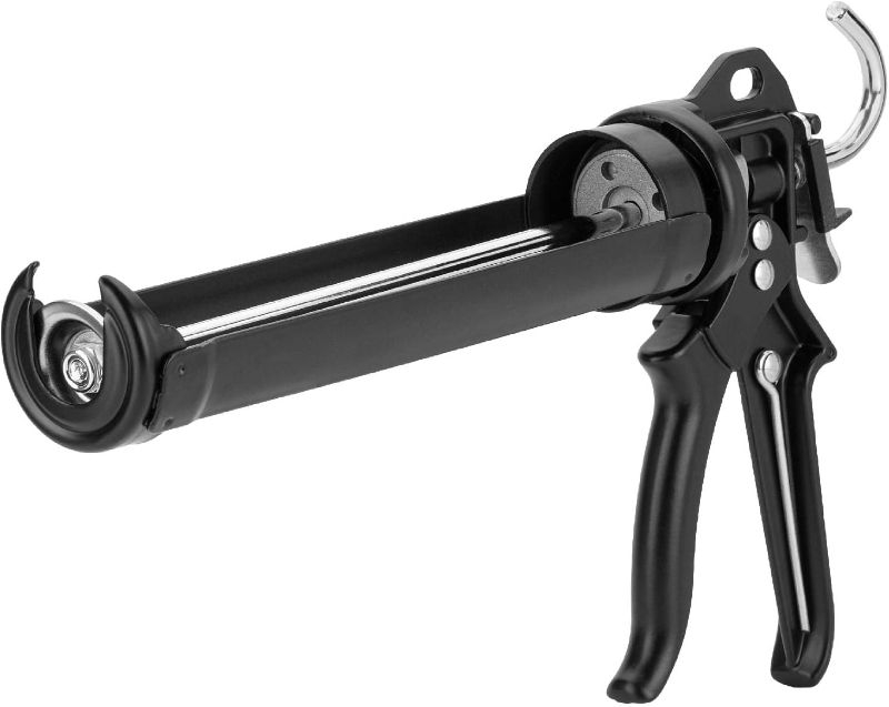 Photo 1 of Bates- Caulking Gun, 18:1 Thrust Ratio, Black, Caulking Tool Gun, Heavy Duty Caulk Gun No Drip Caulk Gun, Hand Caulking Guns, Silicone Gun, Caulking Gun Tool, Caulk Guns, Caulking Gun Dripless