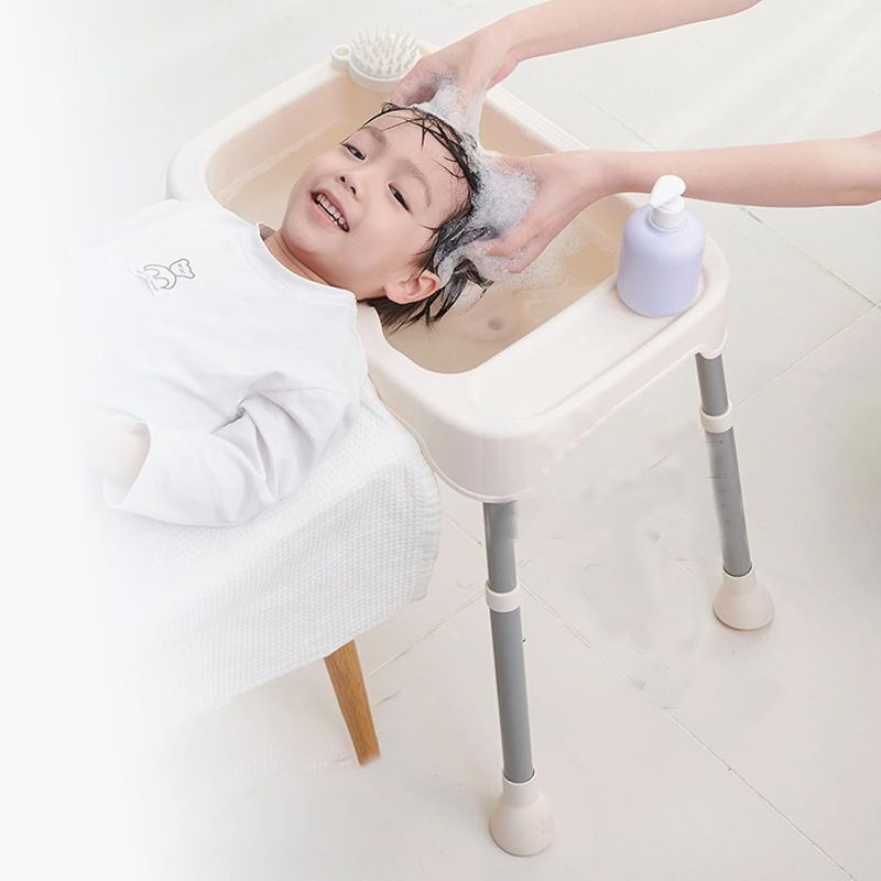 Photo 1 of Hair Washing Station, Height Adjustable Shampoo Bowl, Portable Sink for Washing Hair, Hair Washing Tray for Sink at Home, Hair Washing Sink for Pregnant Women, Child and Elderly