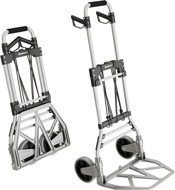 Photo 1 of Trolley, Aluminum Folding Trolley, Garden Trolley, wear-Resistant and Easy to Store Pull Trolley.