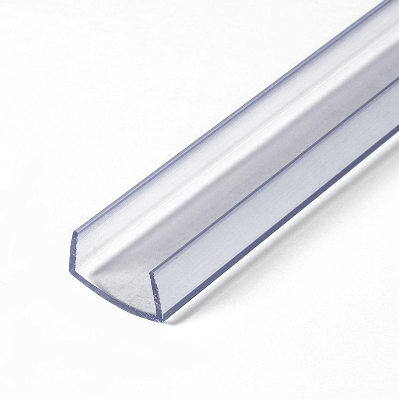 Photo 1 of Outwater Industries | 3/4 Inch (.75'') Cabinet Door Protector Edge Guard in Clear | 24 Inch (Pack of 3)