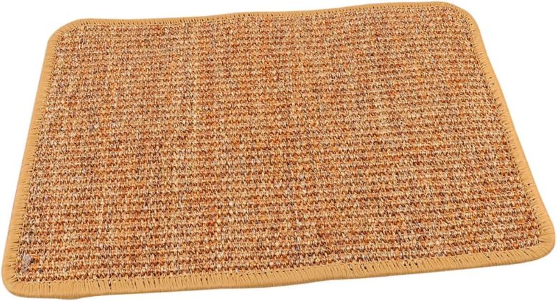 Photo 1 of VANZACK Sisal Cat Scratching Pad Sofa Cushion Car Rugs Floor Matts for Car Cat Scratch Protector Sisal Mat Table Leg Protectors Cat Scratch Couch Protector Floor Blanket Pet Mat Table Legs