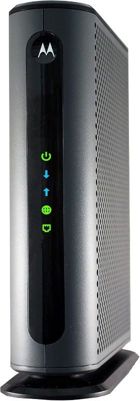 Photo 1 of Motorola MB8600 DOCSIS 3.1 Cable Modem - Approved for Comcast Xfinity, Cox, and Charter Spectrum, Supports Cable Plans up to 1000 Mbps | 1 Gbps Ethernet Port