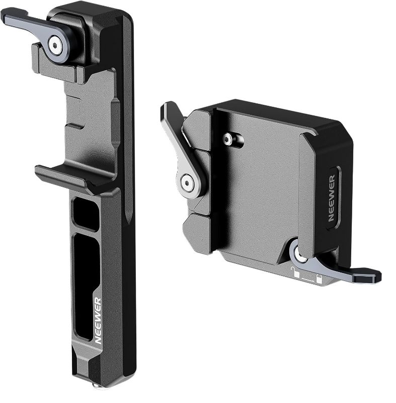 Photo 1 of NEEWER RS Mini Extended Vertical Arm with Arca Type Quick Release Mounting Plate Kit Compatible with DJI RS3 Mini Gimbal, GA013