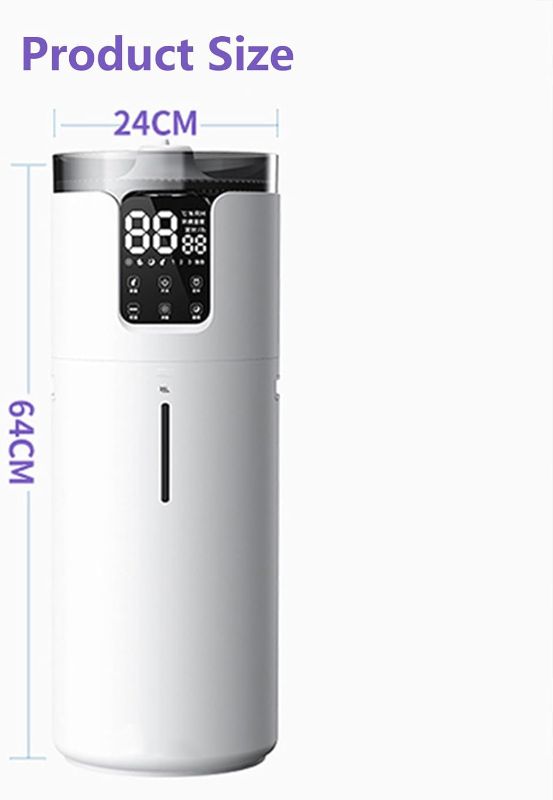 Photo 2 of Large Floor-standing Air Humidifier Household Silent Bedroom Pregnant Women and Infants Air Conditioning Spray Large Capacity Water Purification Atomizer