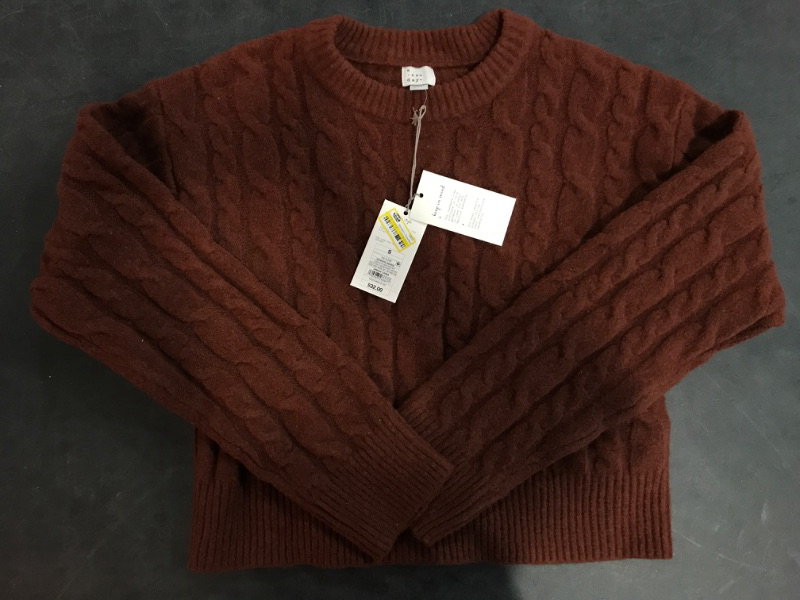 Photo 2 of Small Women's Crewneck Pullover Sweater - a New Day™ Brown 