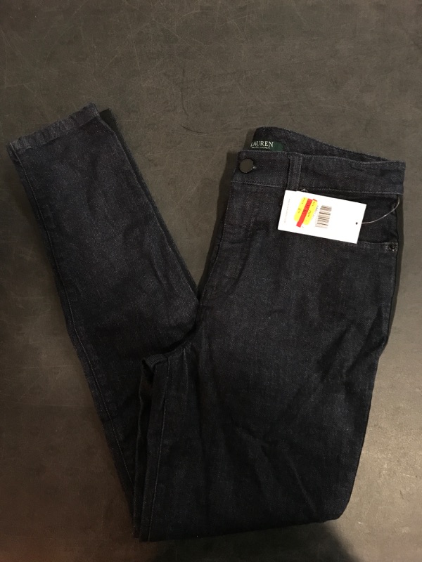 Photo 2 of  Size 6 LAUREN RALPH LAUREN Women's Regal Petite Denim High-rise Skinny Jeans TEDO