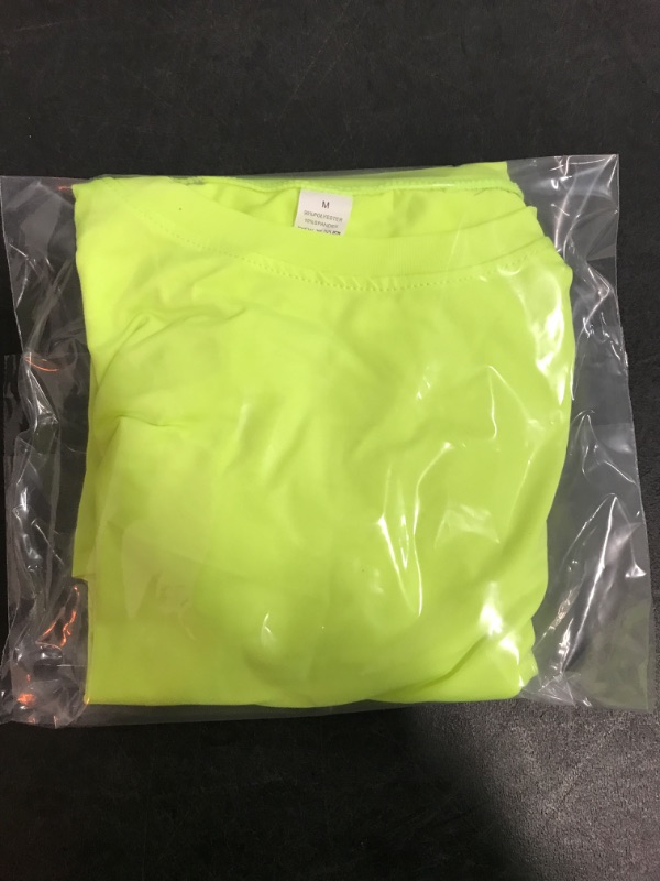 Photo 2 of Medium Neon Yellow Under Shirt Long Sleeve