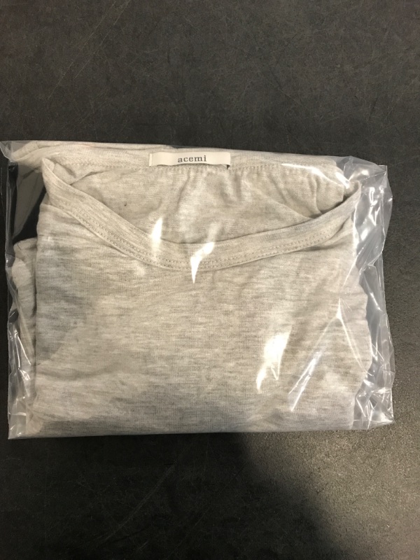 Photo 1 of Large Women Gray and Black T-Shirt