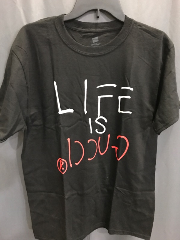 Photo 1 of Medium Black & White Life is Gucci T-Shirt 