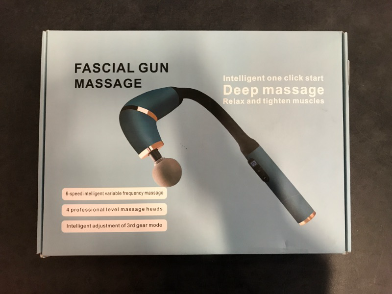 Photo 4 of Massage  Deep Tissue with Upgraded Extension Handle, Portable Percussion Muscles/Neck/Shoulders/Waist/Legs Massager for Pain Relief Deep Tissue with 4 Massage Heads, 3 Modes & 6 Speed Levels