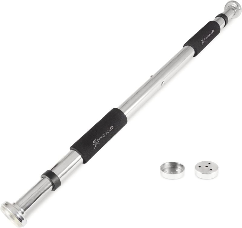 Photo 1 of ProsourceFit Wall-Mounted Pull-Up / Chin-Up Bar, Heavy Duty 300 lb. Capacity, Black